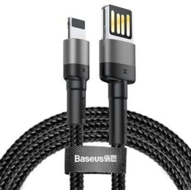 Baseus CALKLF-HG1 Kábel USB-A (M) - Lightning (M) 2 m čierno-šedá (CALKLF-HG1)