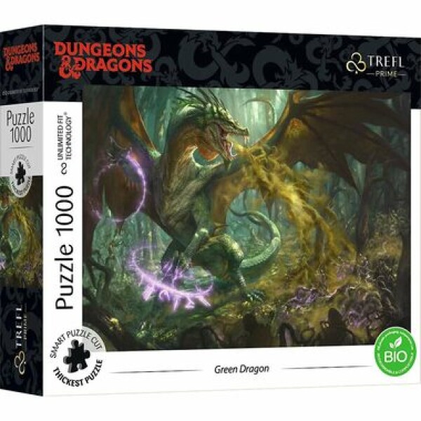 Trefl Prime - Puzzle - UFT Dungeons Dragons: Zelený drak