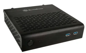 SilverStone SST-PT13B-USB3.0 Petit čierna / Thin Mini-ITX / 2x USB 3.0 / bez zdroja / VESA 100 (SST-PT13B-USB3.0)