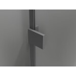 MEXEN/S - Lunar-B L sprchové dvere krídlové pravé 125, transparent, grafit metal 832SL-125-050-95-00-P