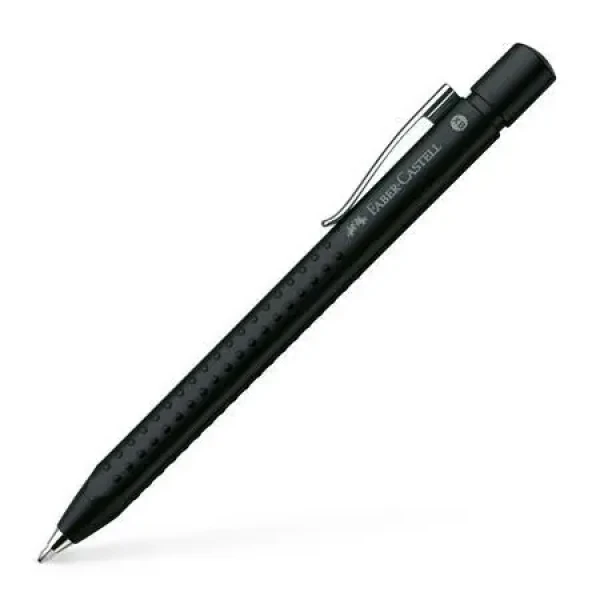 Faber-Castell Grip 2011 čierna matná / Guľôčkové pero / XB / trojhranné (144187)