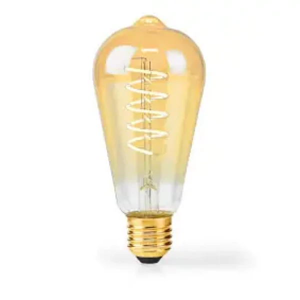 Nedis LED žiarovka E27 / ST64 / 3.8 W / 250 lm / 2100 K / Stmievateľné / Extra teplá biela / Retro štýl / 1 ks (LBDE27ST64GD2)