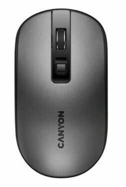 CANYON MW-18 sivá / Bezdrôtová optická myš / 1600 DPI / 4 tlačidlá / USB 2.4 GHz (CNS-CMSW18DG)