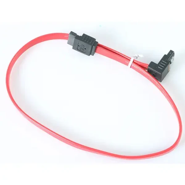 StarTech SATA červený / Kábel / SATA 7-pin - SATA 7-pin / lomený konektor / 6 Gbit / s / 0,457 m (LSATA18RA1)