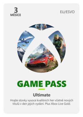 Microsoft Xbox Game Pass Ultimate 3M / prístup na 3 mesiace / fyzická licencia (QHX-00006.promo)