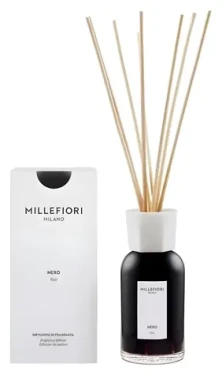Millefiori Milano NERO čierna 250 ml / Vonné tyčinky (77DDNR)