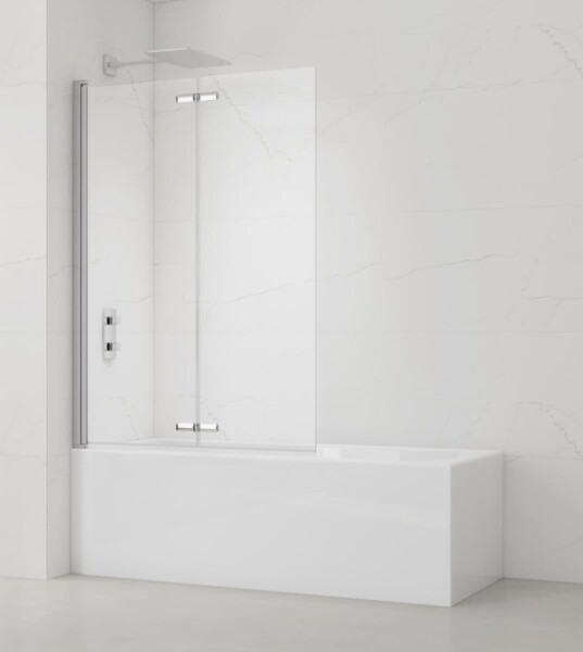 Vaňová zástena SAT SK 150x105 cm chróm SATVZSKNEW105 SATVZSKNEW105
