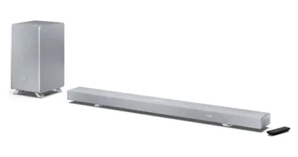 Sharp HT-SBW55121 strieborná / 5.1.2 soundbar / 292W / Dolby Atmos / DTS: X / Bluetooth 5.3 / 2x HDMI (HT-SBW55121(SL))