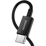 Baseus CATLYS-C01 Kábel USB-C (M) - Lightning (M) 2 m čierna / 20W (CATLYS-C01)