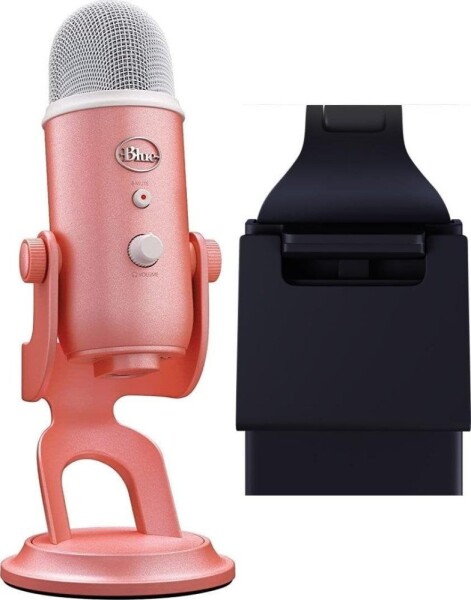 Logitech Blue Yeti USB Sweet Pink (988-000534) + Lampa Litra Glow
