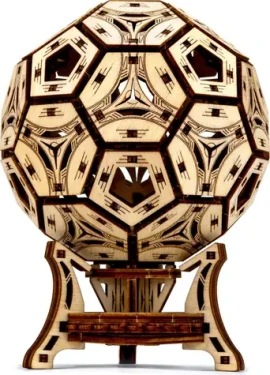 Wooden City 3D puzzle Multifunkčný organizér - Futbalová lopta 175 dielikov