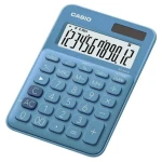 CASIO MS 20 UC BU modrá / Kalkulačka / dvanásťmiestna / duálne napájanie (MS 20 UC BU)