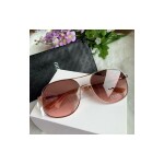 Outlet - GUESS okuliare Rose Gold-Tone Metal Navigator Sunglasses Oranžová