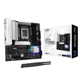 ASRock B860M Pre RS Wifi / B860 / LGA 1851 / 4X DDR5 / PCIEx 16 / 2.5 GLAN / Wi-Fi / mATX (90-MXBRQ-A0UAYZ)