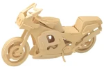 Woodcraft Drevené 3D puzzle Motorka závodná