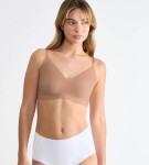 SLOGGI ZERO MICROFIBRE 2.0 - Ultra ľahká bezšvová braletka od Sloggi CAMEO BROWN XL