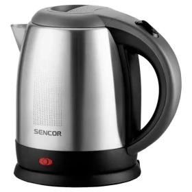 Sencor SWK 1231BK strieborná / Rýchlovarná kanvica / 2000W / 1.2L (8590669364459)