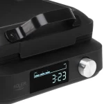 Adler AD 3087 čierna / Vaflovač / 1500 W / LED displej / timer / nepriľnavé plochy (AD 3087)