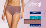 Dámske nohavičky Romance Maxi - CACAO - hnedá 1141 - SLOGGI BROWN 48