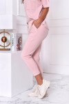 Dámské kalhoty model 17605172 - OFF PINK melanžově šedá XL