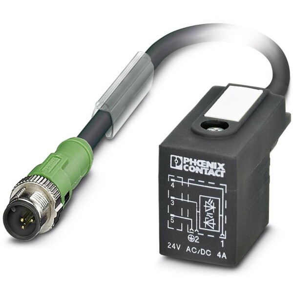 Sensor/Actuator cable SAC-3P-MS/ 0,6-PUR/B-1L-Z SCO 1435292 Phoenix Contact; 1435292