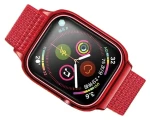 USAMS US-ZB074 červená / Opasok / Nylon / Apple Watch 4/5/6/7/SE 44/45mm (ZB74IW3)
