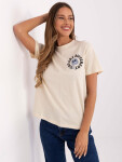 Tričko D12022AC02645E light beige M