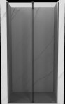 MEXEN/S - Velár posuvné sprchové dvere 120, grafit, grafit kartáčovaná 871-120-000-41-66