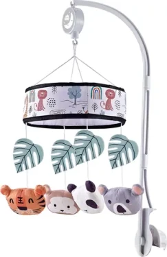 CHIPOLINO Hudobný závesný kolotoč Tropic