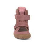 Dievčenská zimná barefoot obuv TEX WINTER Gray Pink, Froddo, G3160233-6, ružová - 39
