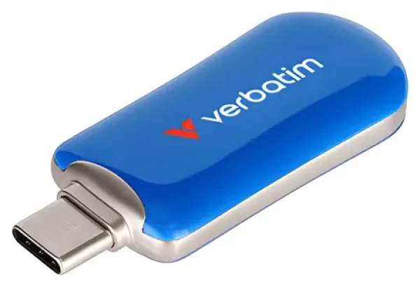 Verbatim Plectra 64 GB modrá / Flash disk / USB-C / až 100 MB/s (30232)