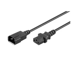 MicroConnect Predlžovací kábel C14 - C13 10m čierna (PE0406100)