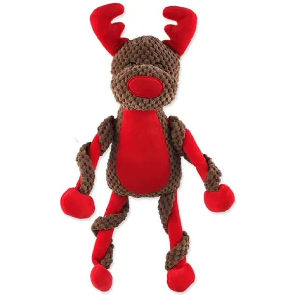 Dog Fantasy Hračka - Winter Tale Plyšový pískací sob 40cm (454-857194)