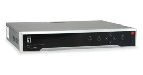 LevelOne NVR-1332 / Rekordér / NVR / 32 kanálov / do 12Mpix / 4X HDD slot / 2x LAN / HDMI (NVR-1332)
