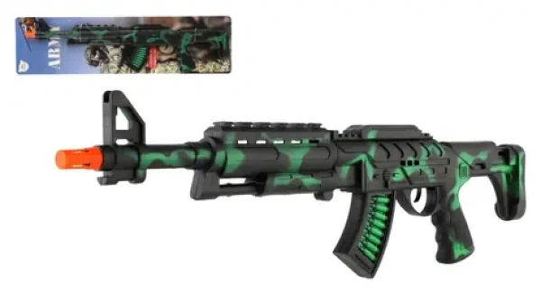 TEDDIES Iskriaci samopal Army 62 cm