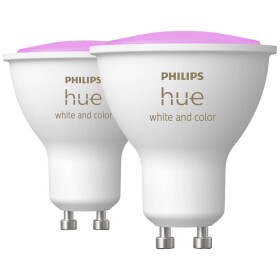 Philips Hue White žiarovka WACA GU10 5.7W / 350lm / 2000K-6500K / 16.mil.farebný / 2ks (SKL000321019)