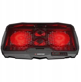 Rampage AD-RC4 čierna / chladiaca podložka / pre notebooky 12.1 - 15.6" / 4 ventilátory / USB-A (AD-RC4)