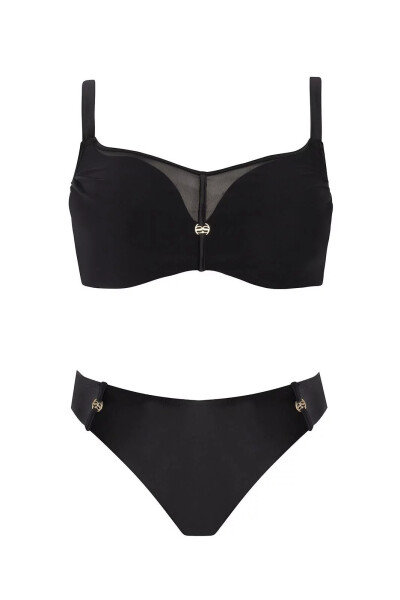 Dámske dvojdielne plavky Silke 6 S940V1SL6 Black - Self 44D