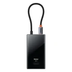 Baseus PioneerJoy šedá / USB hub / USB-C na 4X USB-A 3.0 (WKYY030013)