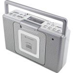 Soundmaster BCD480 CD-rádio FM AUX, CD odolné proti striekajúcej vode strieborná; BCD480