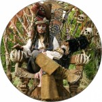 Jedlý papier Jack Sparrow ako šaman 19,5 cm - Pictu Hap - Pictu Hap