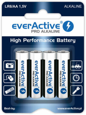 EverActive Pro Alkalické batérie AA (LR6) - blister 4ks (LR64BLPA)