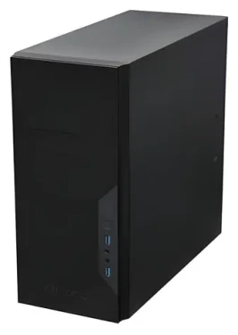Antec VSK-3000E-U3 čierna / Skriňa / mATX, Mini-ITX / 2x USB 3.0 / bez zdroja / priehľadná bočnica (0-761345-92033-9)