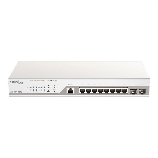 D-Link Nuclias sieťový switch 20 GBit/s; DBS-2000-10MP/E
