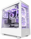 NZXT H5 Elite edition biela / E-ATX / 1x USB 3.2 + 1x USB-C 3.2 / 3.5mm Jack / 3 x 120 mm (2xRGB) (CC-H51EW-01)