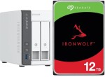 Qnap TS-216G + Seagate IronWolf 12TB (ST12000VN0008)