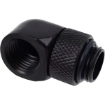 Alphacool Eiszapfen 90° L-angle adapter short 1/4" čierna (17248)