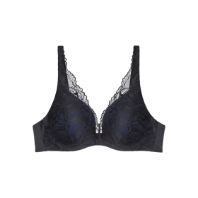 Dámska čipkovaná podprsenka Body Make-Up Illusion WP - Triumph černá (0004) 090D