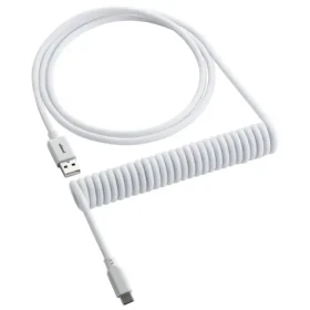 CableMod Classic Coiled Keyboard Cable USB-C - USB-A 1.5m Glacier White / Kábel pre klávesnicu (CM-CKCA-CW-WW150WW-R)