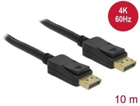 Delock Displayport 1.2 kábel samec gt; Displayport samec 10 m čierna / 4K 60 Hz (84862-D)